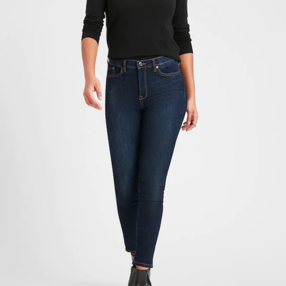 (USED) Banana Republic Skinny High Rise (Size 8)
